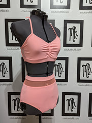 2 two piece high waisted