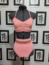 2 two piece high waisted