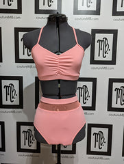 2 two piece high waisted