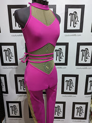 Complexe nude mesh cutout unitard