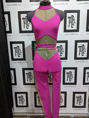 Complexe nude mesh cutout unitard