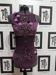 Leotard with embellishments