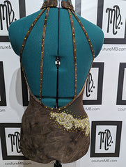 Leotard with embellishments