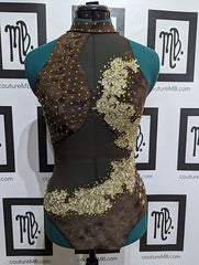 Leotard with embellishments