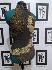 Leotard with embellishments