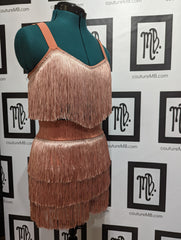 2 two piece tassel fringe shorts