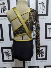 Funky leotard with one sleeve