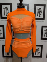 Cool base 2-piece sleeves & roushing - dance costume base