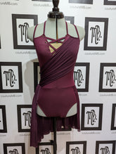 Leotard strappy skirt overlay