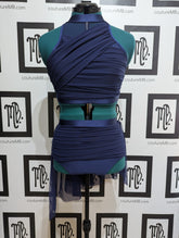 2 two piece skirt mesh overlay