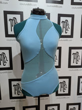 Asymmetrical leotard open back