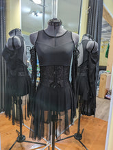 lace corset leotard skirt cold sleeves