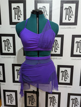 2 two piece mesh overlay with skirt