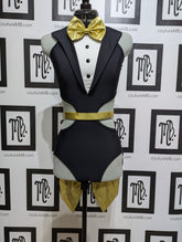 Tuxedo leotard
