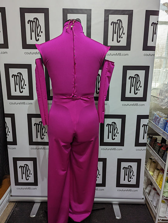 Pink fuchsia unitard (adult medium)