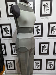 Grey gray unitard MB 28 (adult medium)