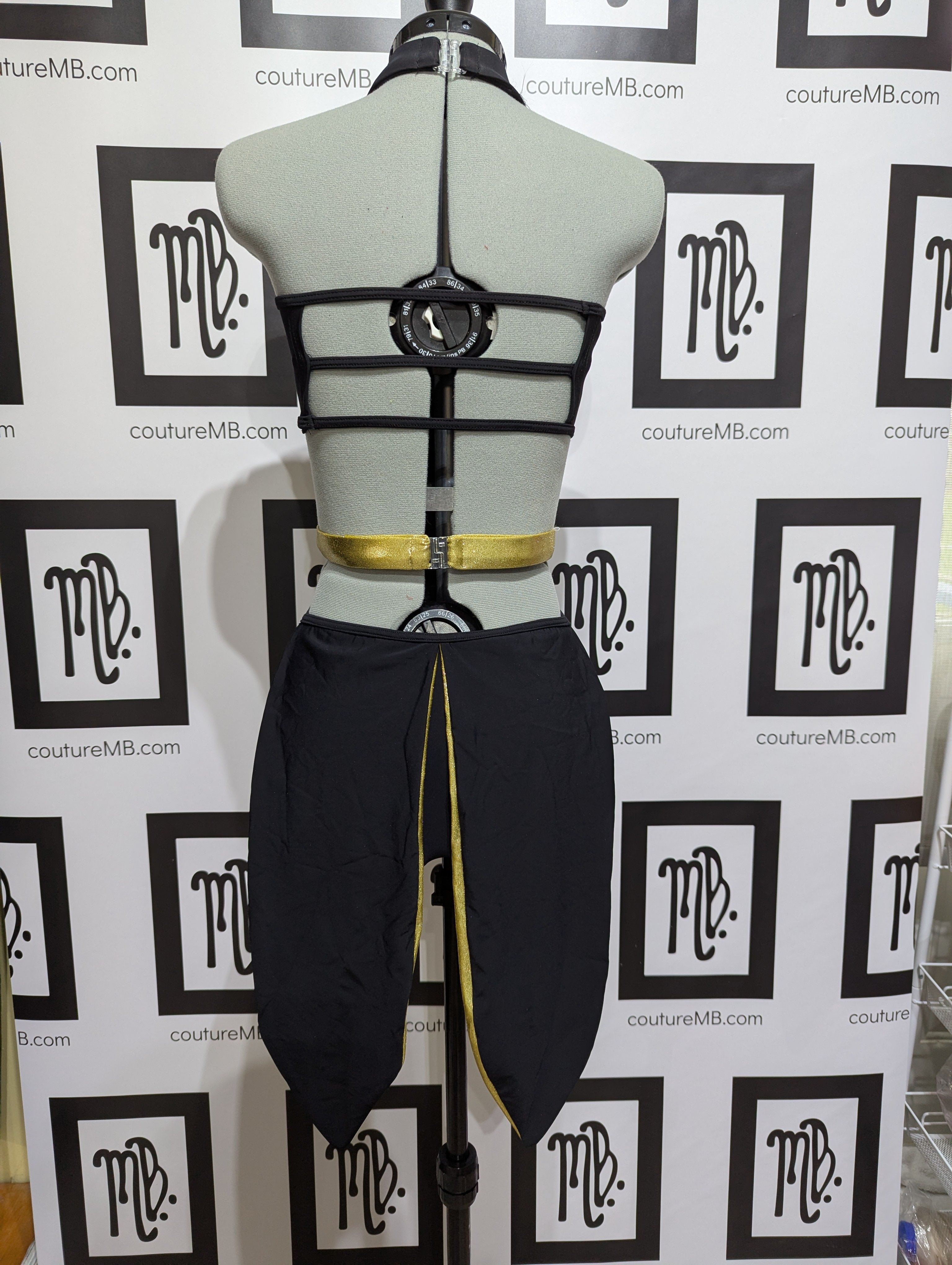 Tuxedo leotard
