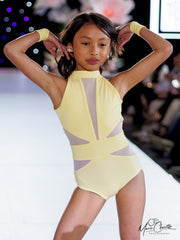 Crossing points leotard & wrist cuffs