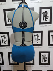 Corset halter faux leo