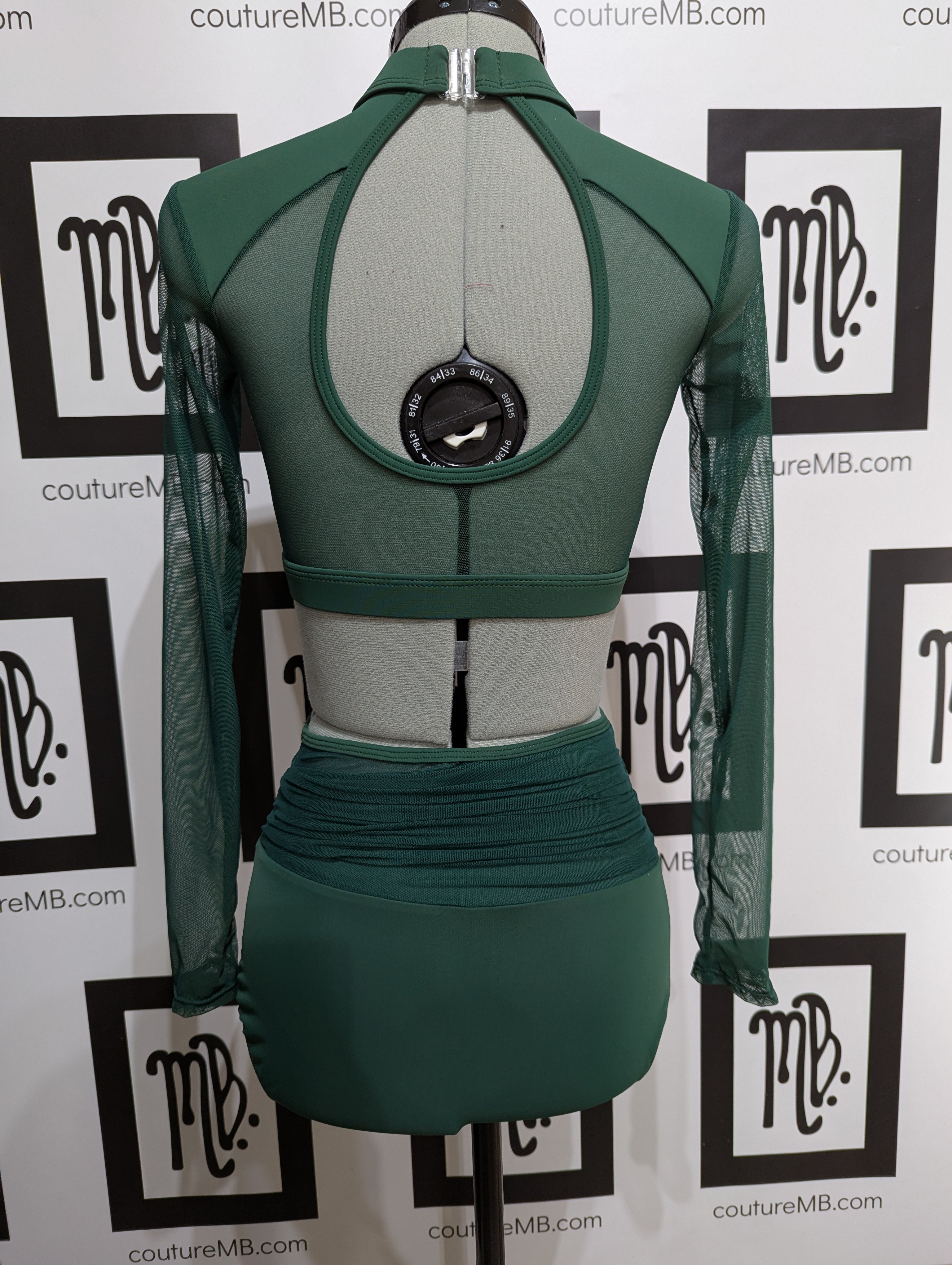 Cool base 2-piece sleeves & roushing - dance costume base