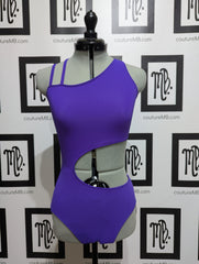 Floating back leotard