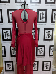 Fluid river leotard with skirt pant