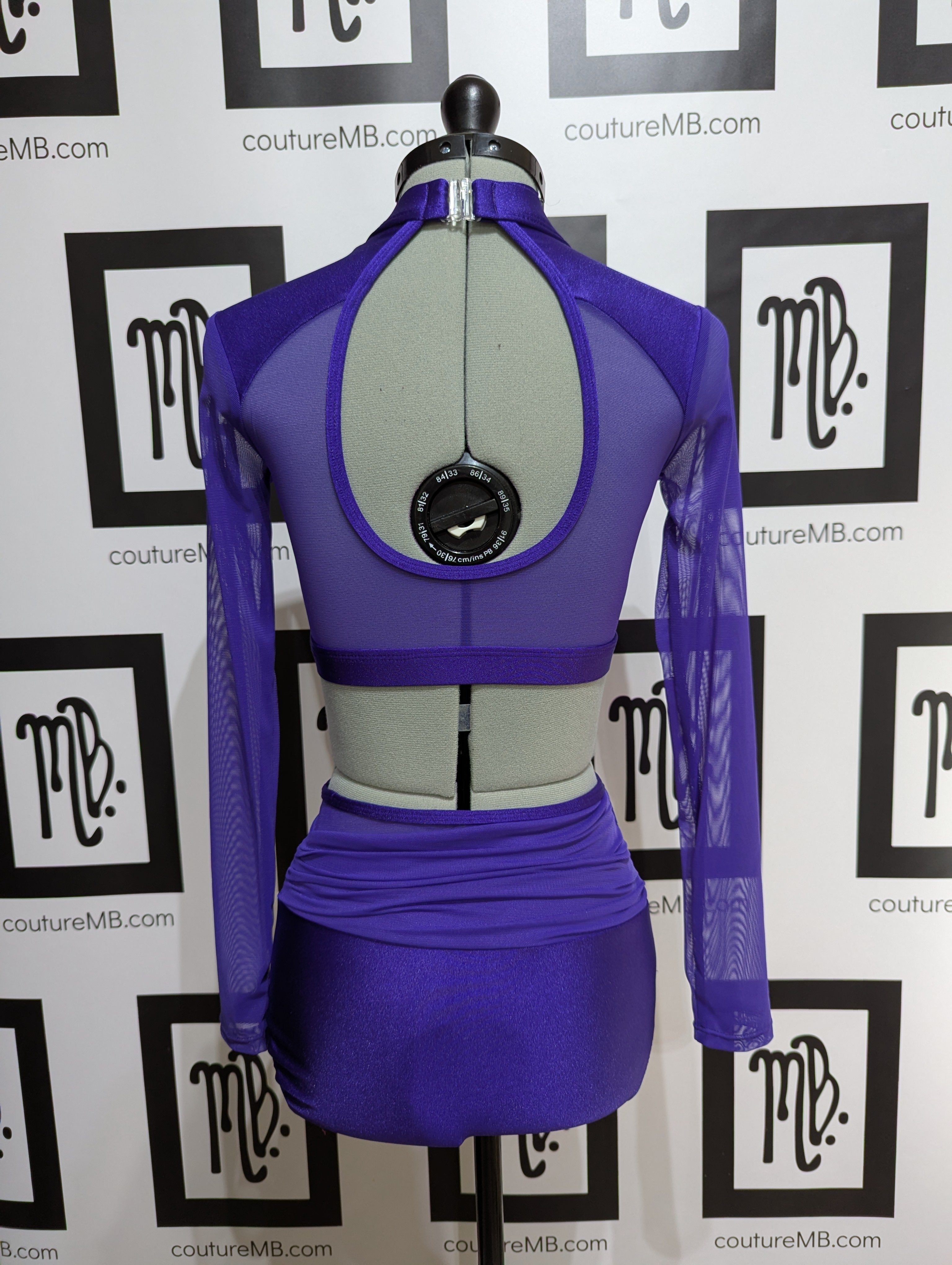 Cool base 2-piece sleeves & roushing - dance costume base