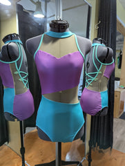 Colourful leotard