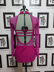 Strap sleeved leotard