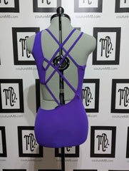Floating back leotard
